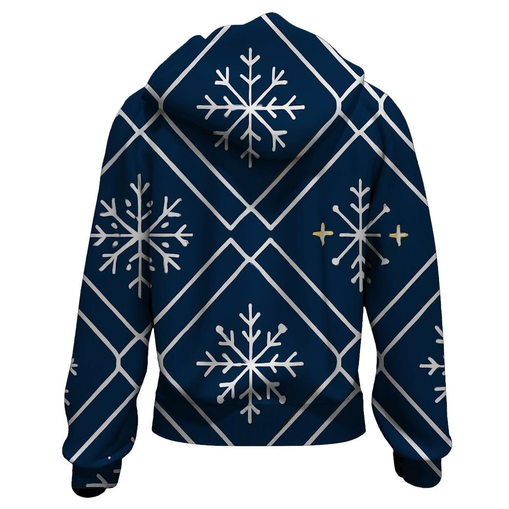 Snowflake Constellation Lattice hoodie trends