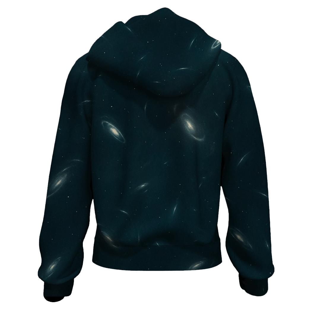 Gravitational Lens Arc Constellation premium hoodies