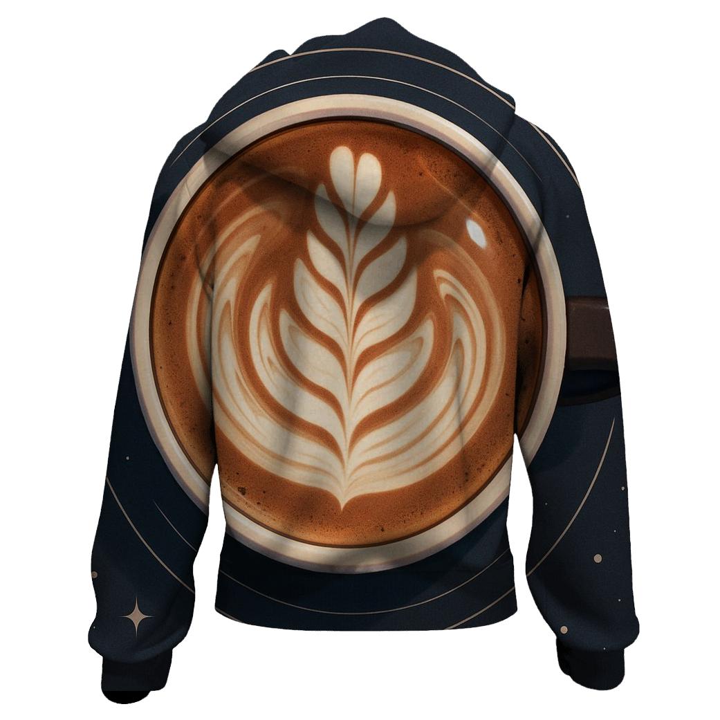 Latte Rosette Orbit lightweight hoodies