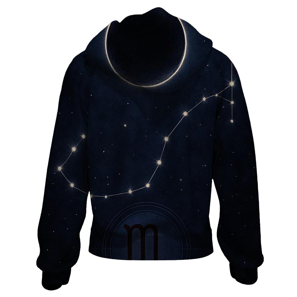 Scorpio Lunar Eclipse Constellation Seal hoodies fashion