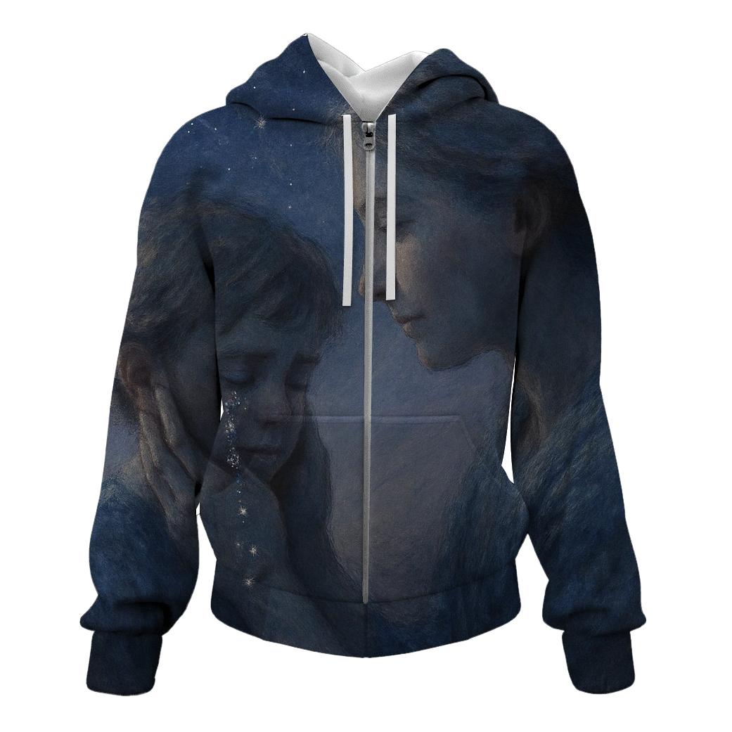 The Quiet Translation Her Love Turns Tears Into Courage heavyweight hoodies