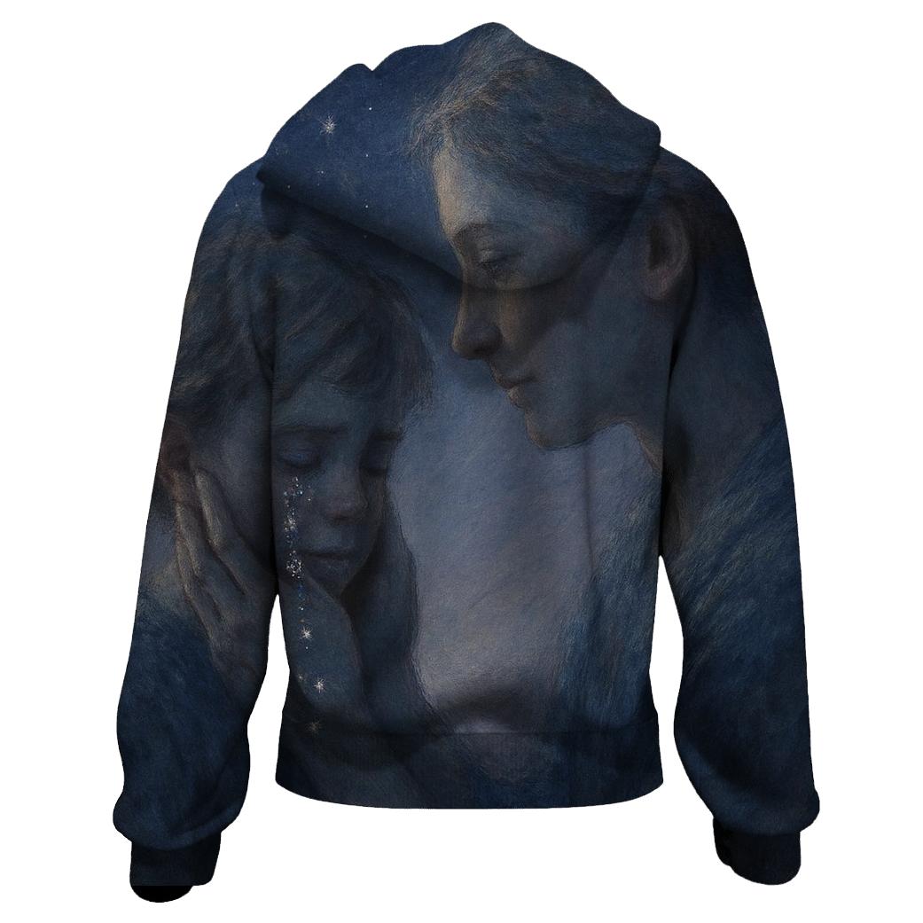 The Quiet Translation Her Love Turns Tears Into Courage heavyweight hoodies