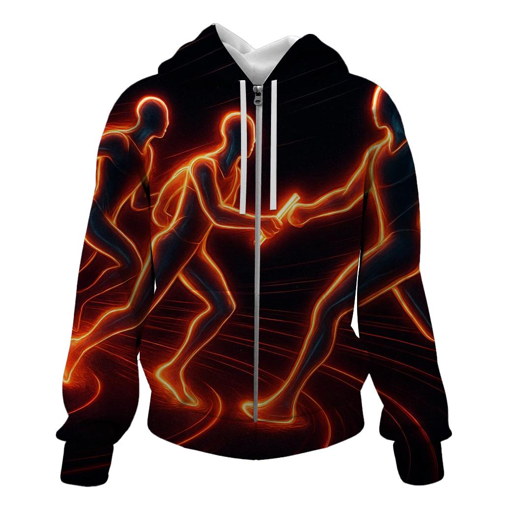 Starlit Sprint Relay embroidered hoodies