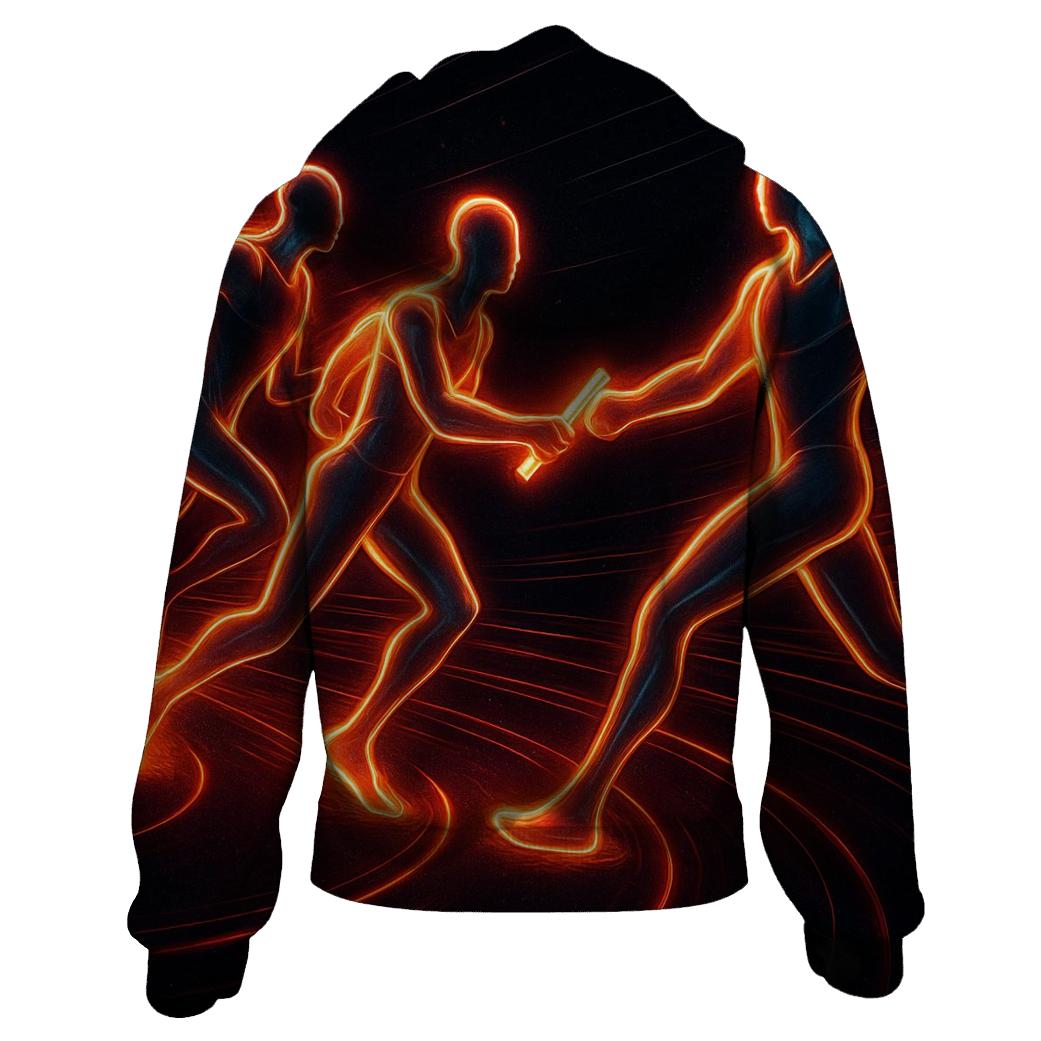 Starlit Sprint Relay embroidered hoodies