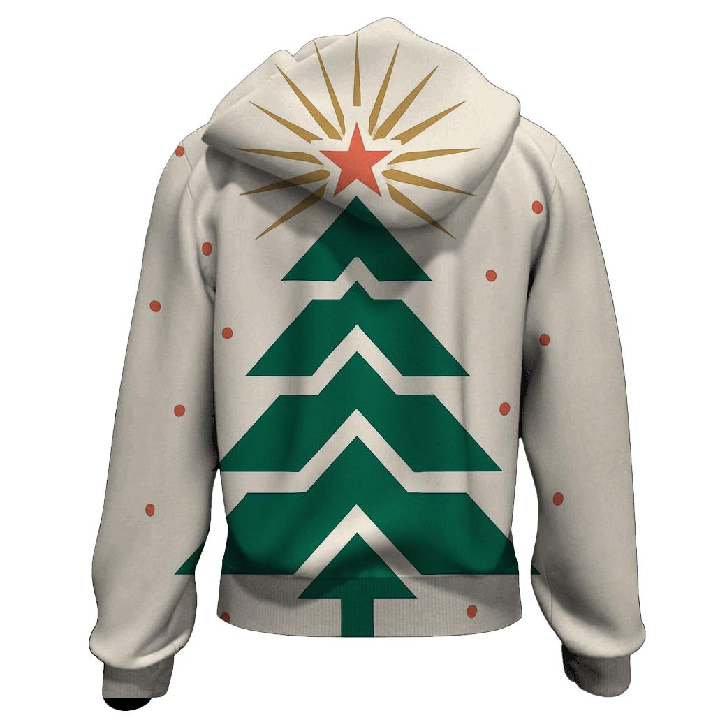 Starburst Tree Geometry Banner premium hoodies