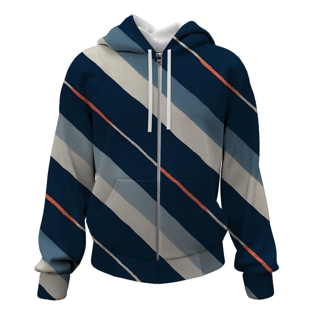 Arashi Comet Rain Pole Wrap Diagonals printed hoodies