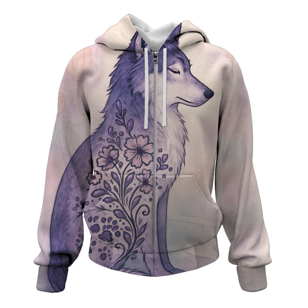 Ink Garden Watchwolf premium hoodies