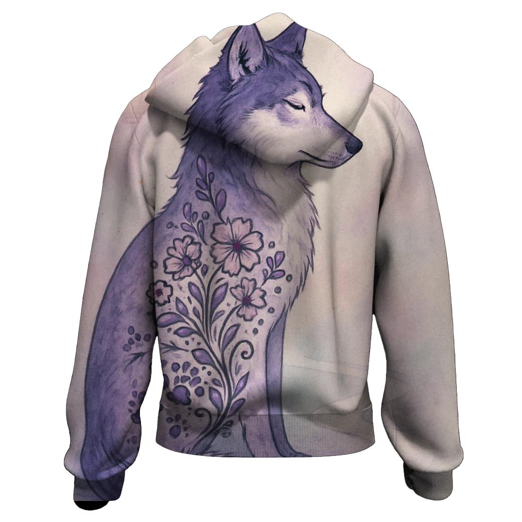 Ink Garden Watchwolf premium hoodies