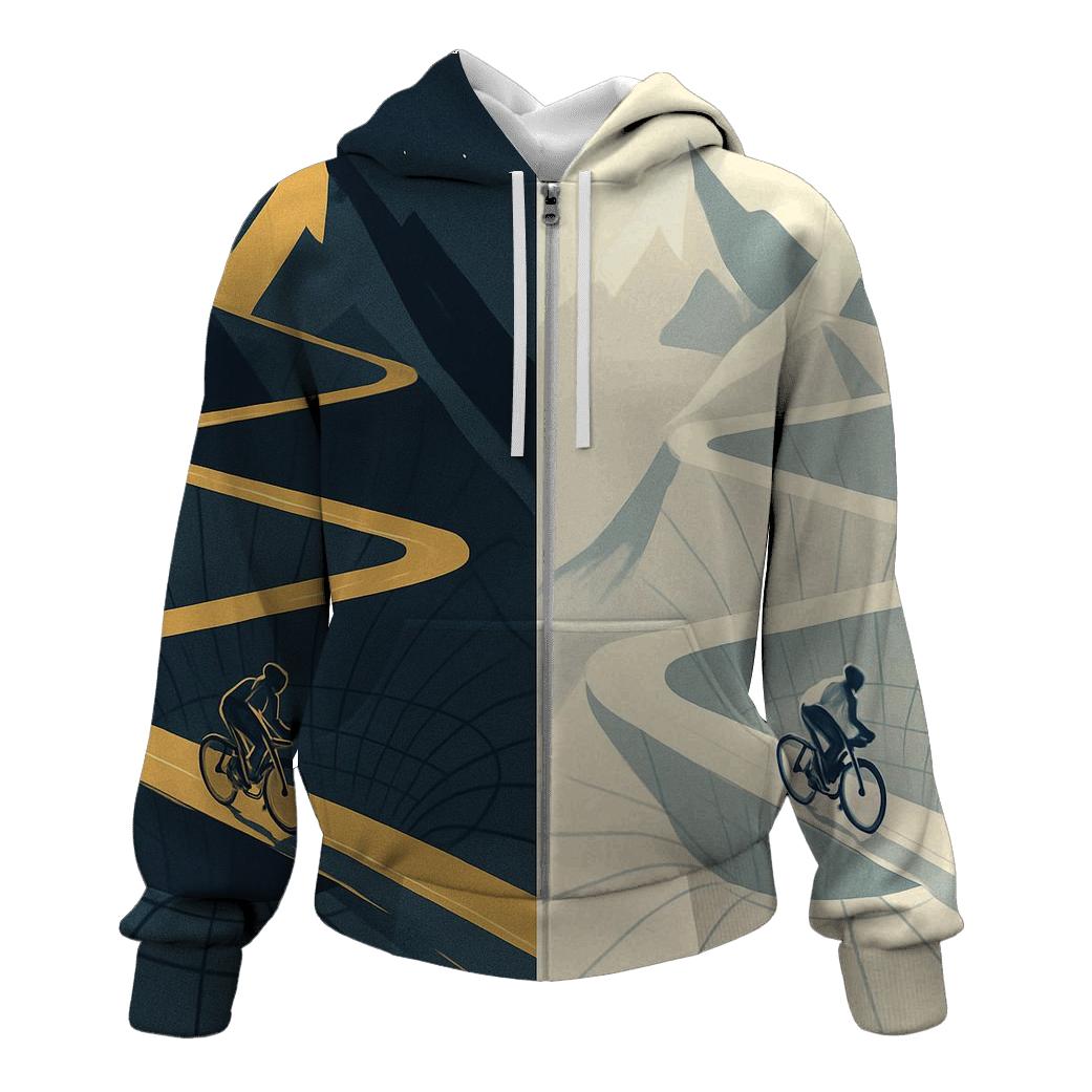 Mountain Gravity Cycling Climb designer hoodies