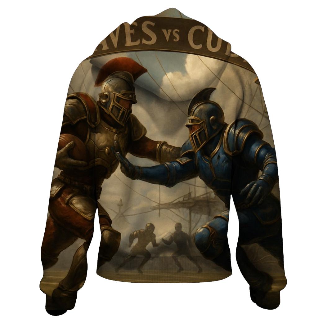 Skyborne Airship End Zone Battle pullover hoodies