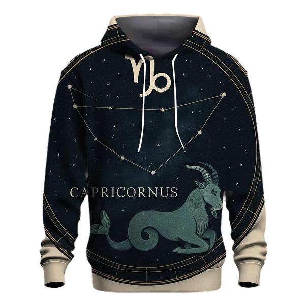 Capricorn Sea Goat Star Chart Emblem hoodies fashion