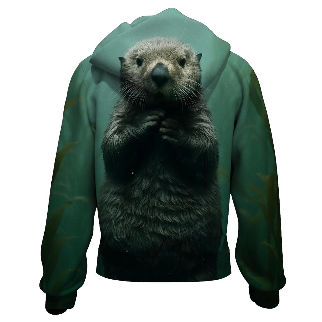 Kelp Forest Hover Sea Otter hoodies fashion