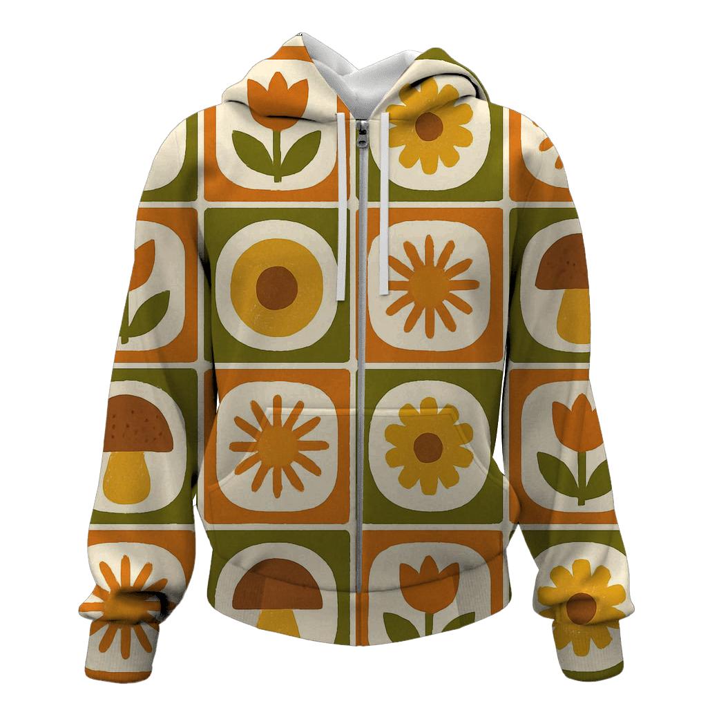 Harvest Kitchen Tiles Groove lightweight hoodies