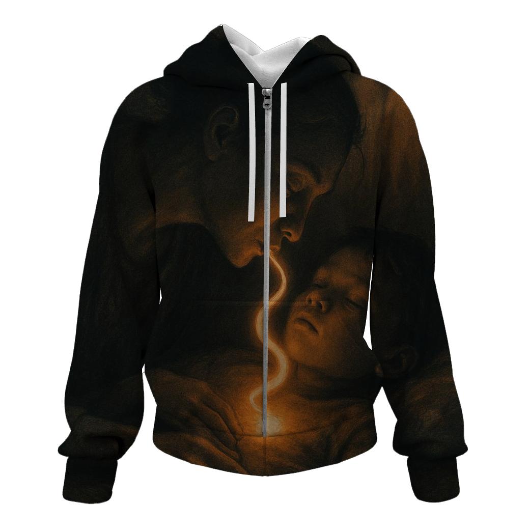 The Name She Whispered Into You A Spark That Never Stops Burning hoodies fashion