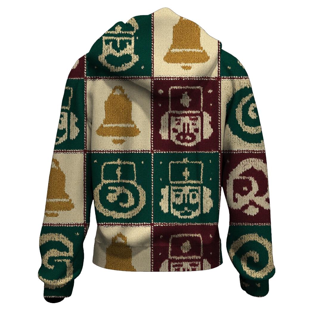Nutcracker Nebula Checker Tapestry Design graphic hoodies