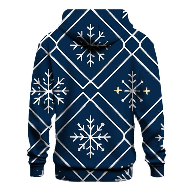 Snowflake Constellation Lattice custom hoodies