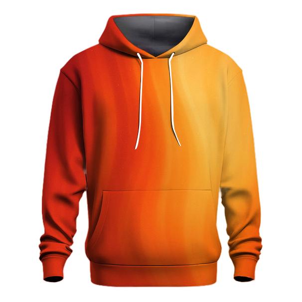 Molten Coral Cascade zip-up hoodies