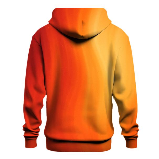 Molten Coral Cascade zip-up hoodies