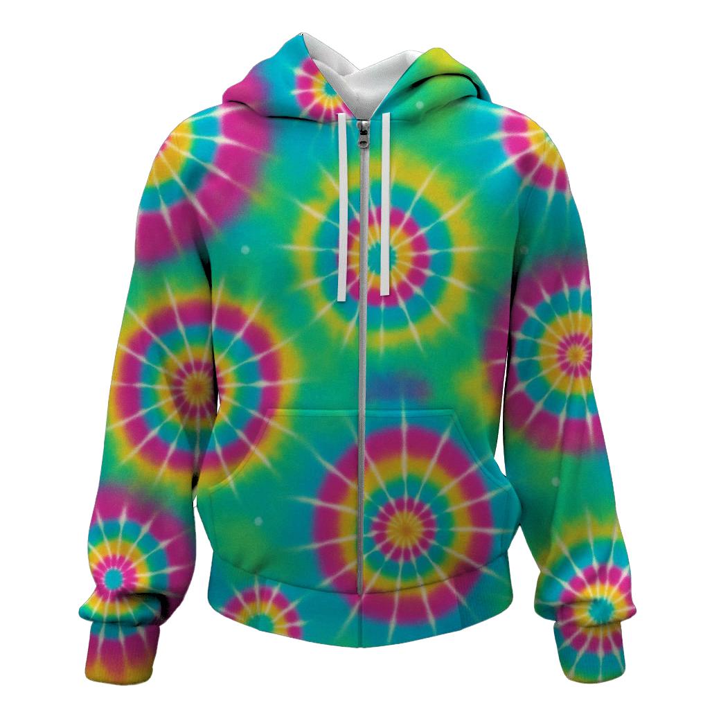 Kumo Nebula Rosette Cluster Dye Burst designer hoodies