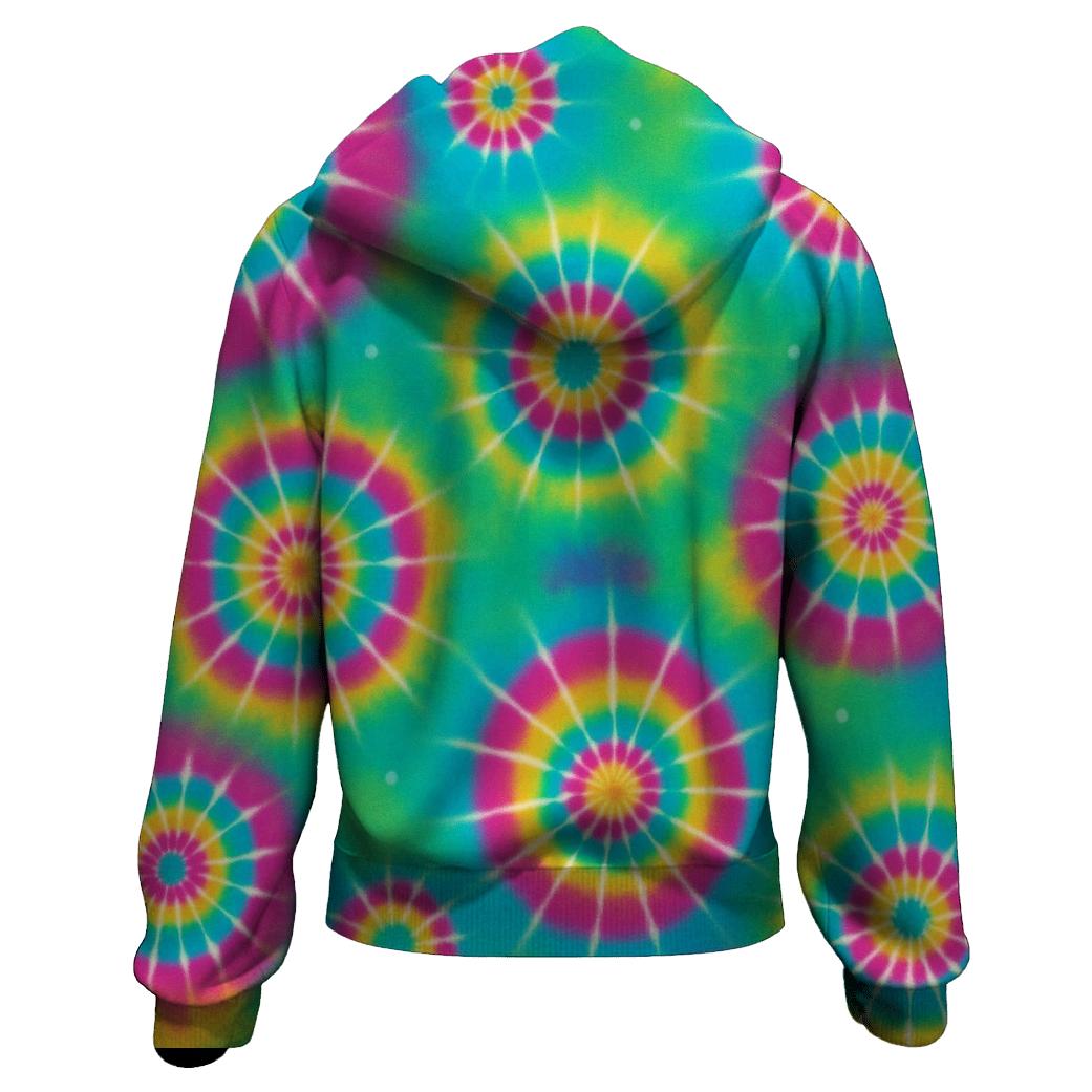 Kumo Nebula Rosette Cluster Dye Burst designer hoodies