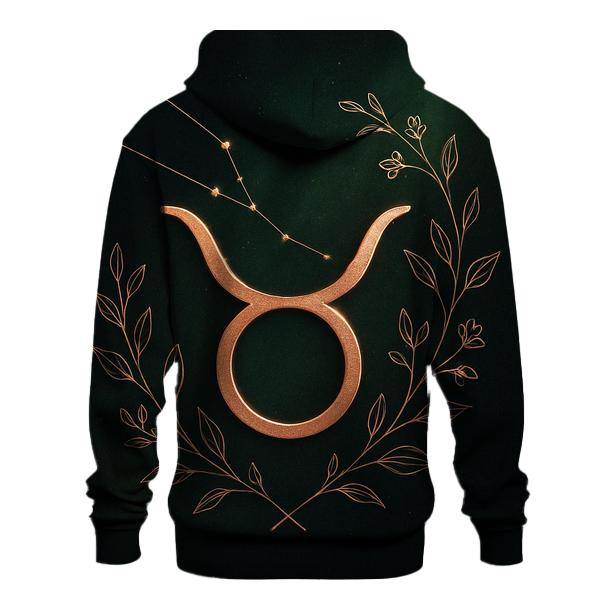 Venus Ruled Taurus Garden Constellation Sigil embroidered hoodies