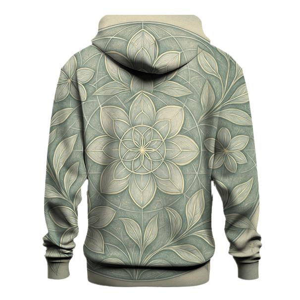 Starlit Geometry Garden zip-up hoodies
