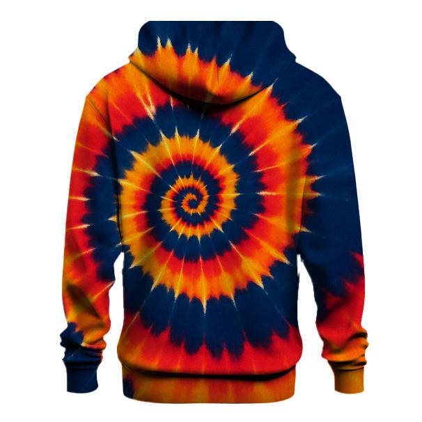 Solar Flare Spiral Overdye Whorl premium hoodies