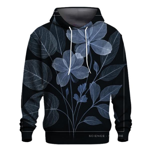 Moonlit Botanical X Ray Collage graphic hoodies