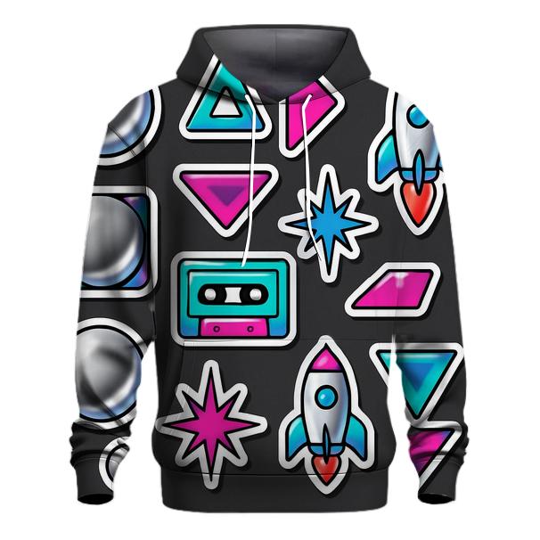Chrome Orbital Sticker Sheet embroidered hoodies