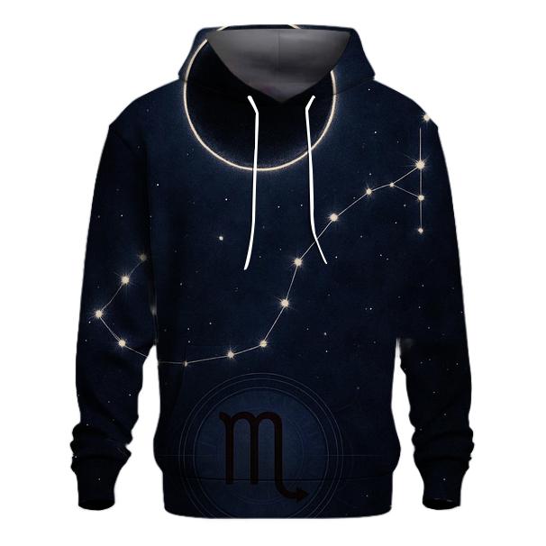 Scorpio Lunar Eclipse Constellation Seal premium hoodies
