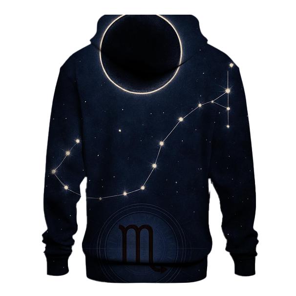 Scorpio Lunar Eclipse Constellation Seal premium hoodies