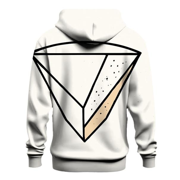 Filter Fold Geometry printed hoodies