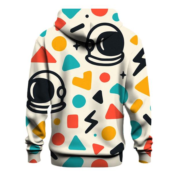 Memphis Spacewalk Confetti zip-up hoodies
