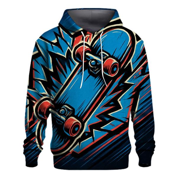 Chromatic Rift Skate Emblem hoodie styles