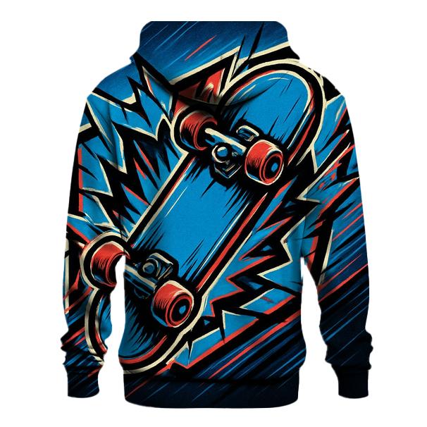 Chromatic Rift Skate Emblem hoodie styles