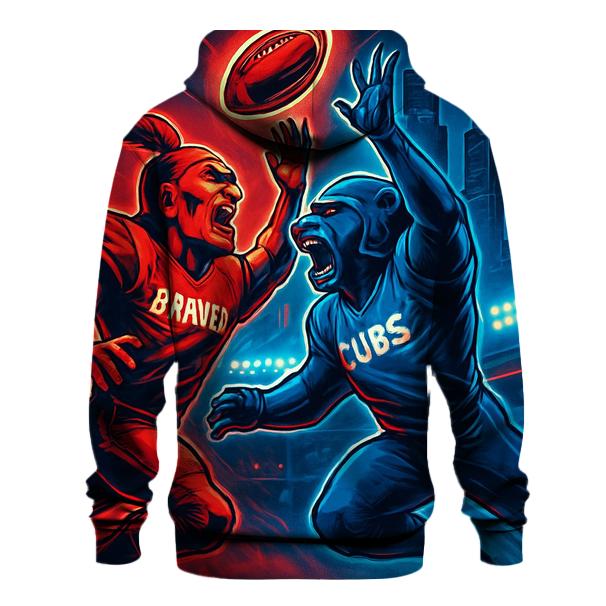 Neon Windy City Gridiron Clash hoodie designs