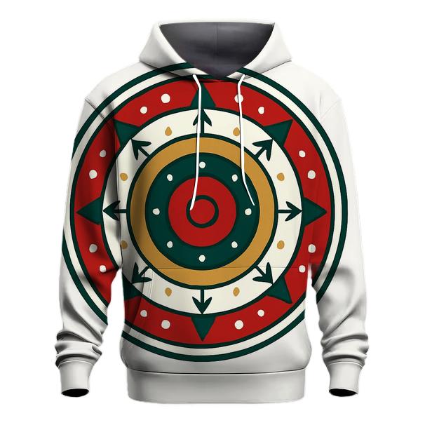 Ornament Mandala Of Winter Rings hoodie styles