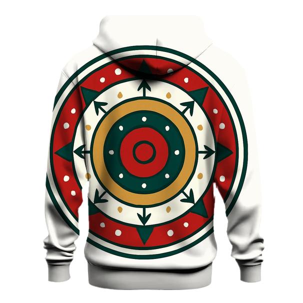 Ornament Mandala Of Winter Rings hoodie styles