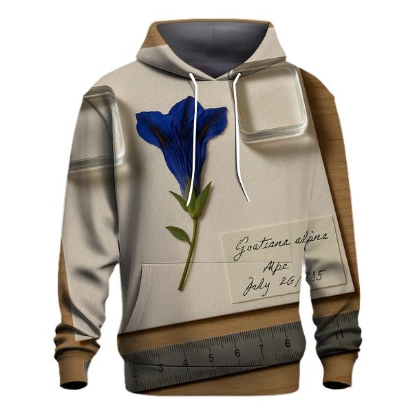 Pressed Herbarium Specimen Under Glass Weights zip-up hoodies