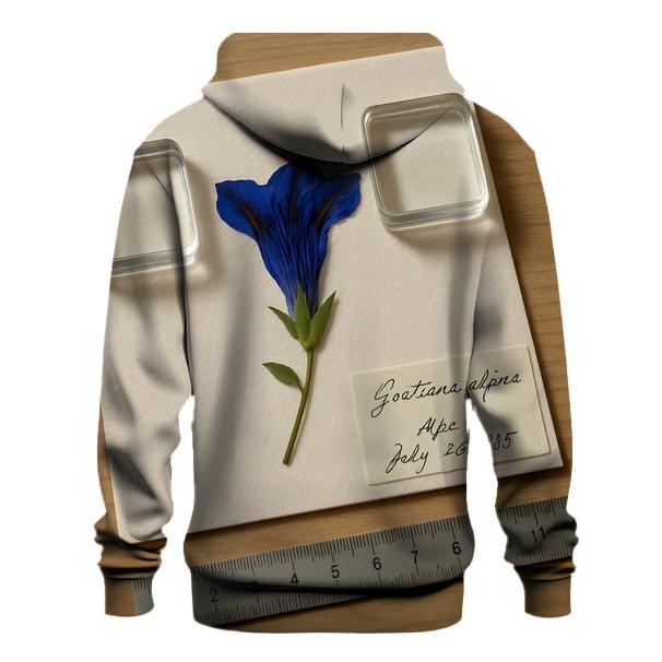 Pressed Herbarium Specimen Under Glass Weights zip-up hoodies