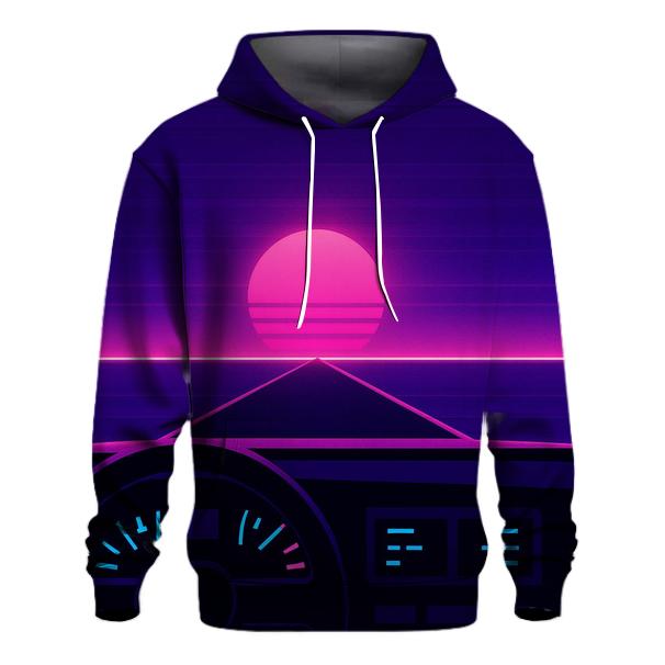 VHS Night Drive Dashboard hoodie styles