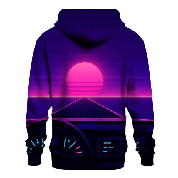 VHS Night Drive Dashboard hoodie styles