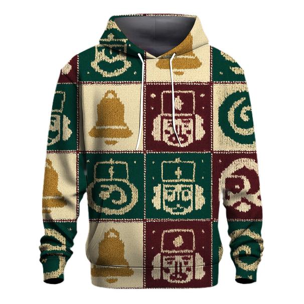 Nutcracker Nebula Checker Tapestry Design graphic hoodies