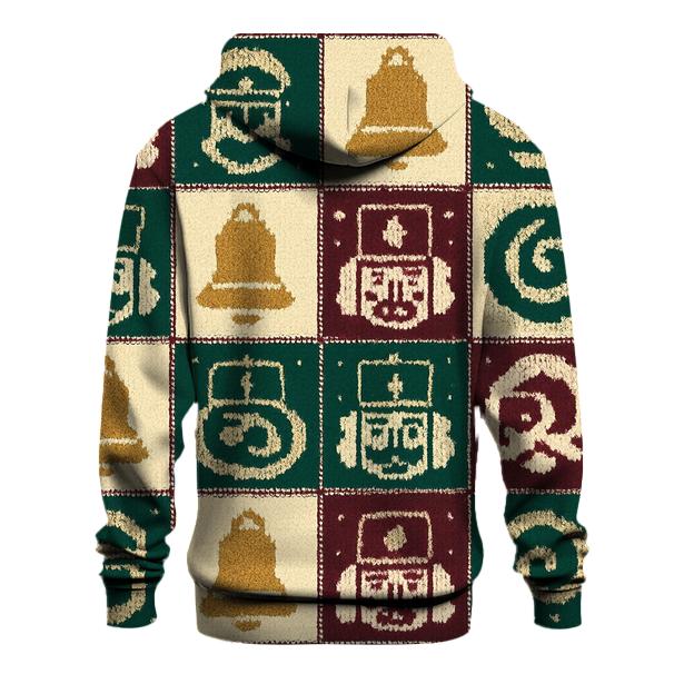 Nutcracker Nebula Checker Tapestry Design graphic hoodies