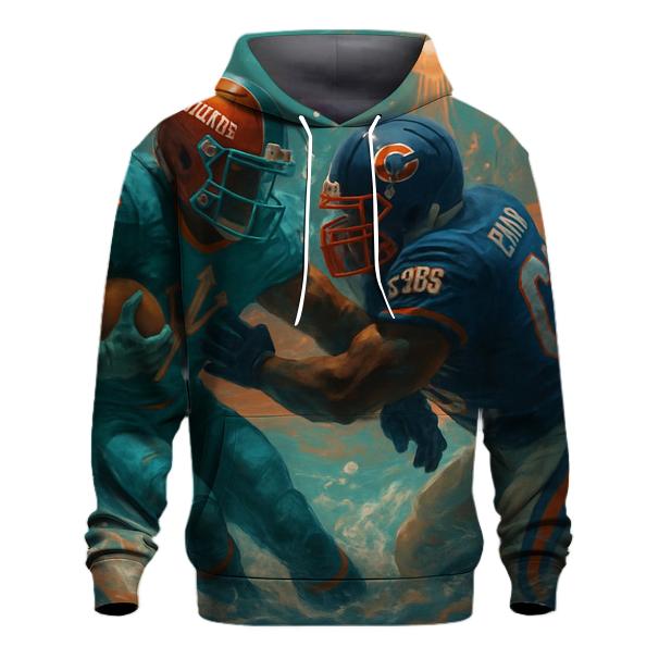Underwater Coral Stadium Rumble embroidered hoodies
