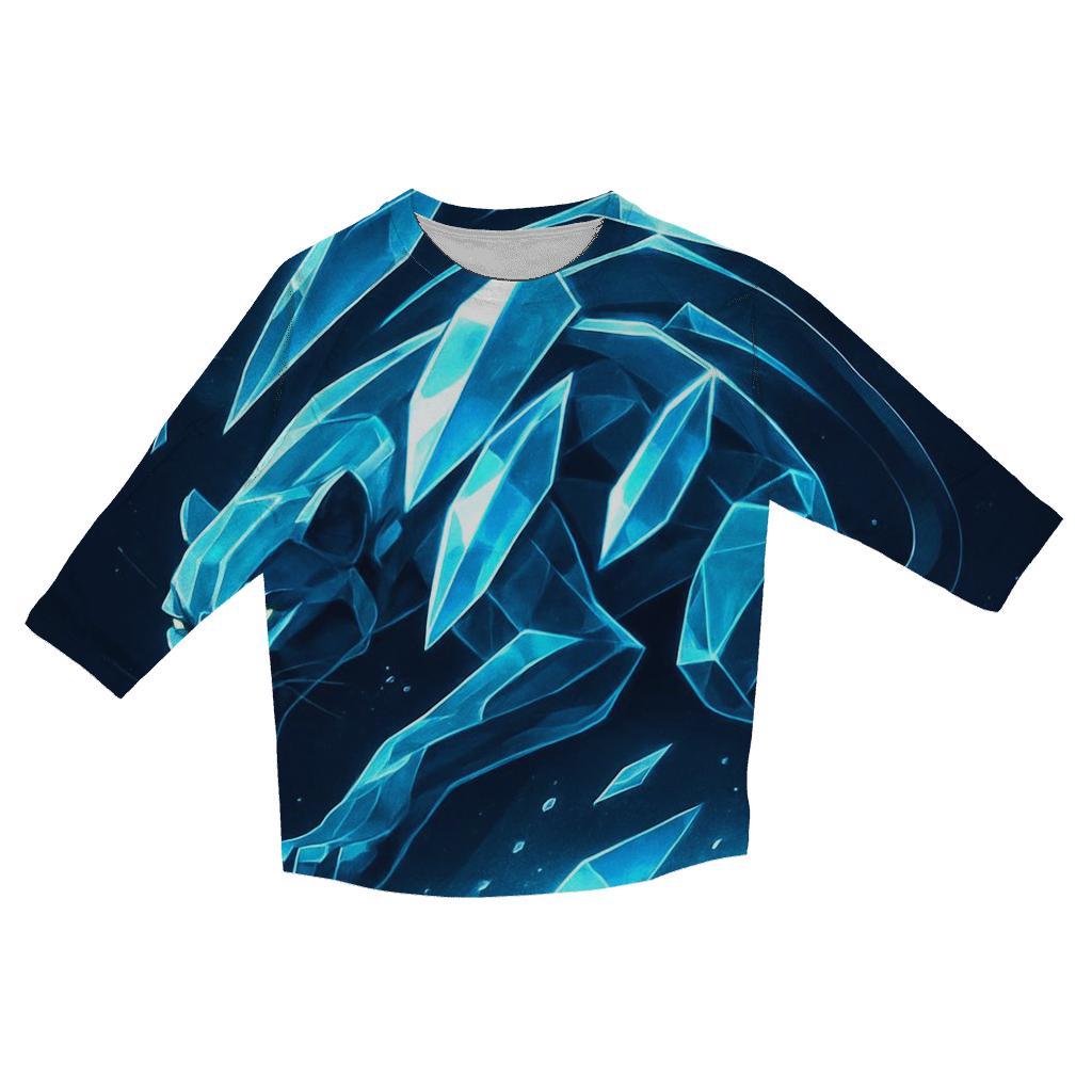 Aurora Glass Panther Cat personalized 3/4 sleeve tees