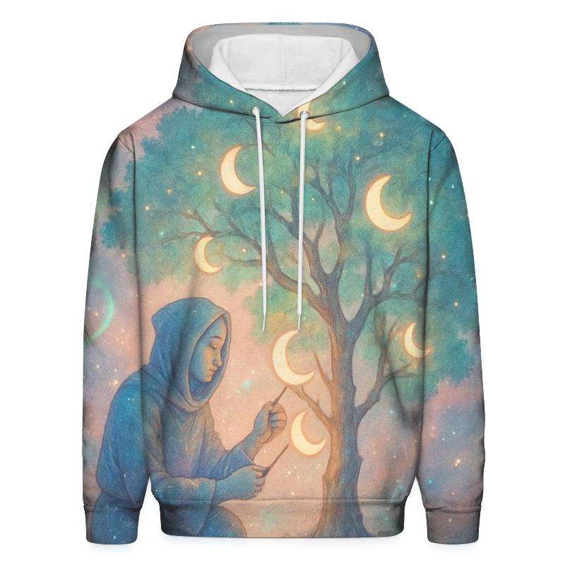 Moon Phase Orchard graphic hoodies