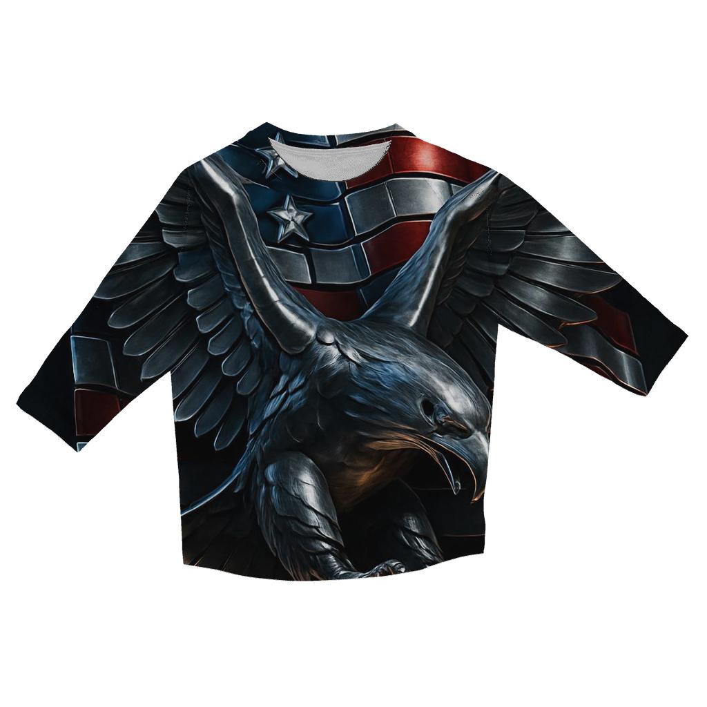 Steel Stripes Vanguard fashion 3/4 sleeve shirts