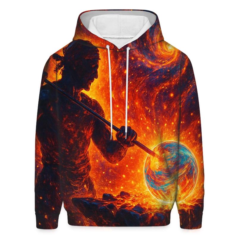 Supernova Glass Smith printed hoodies