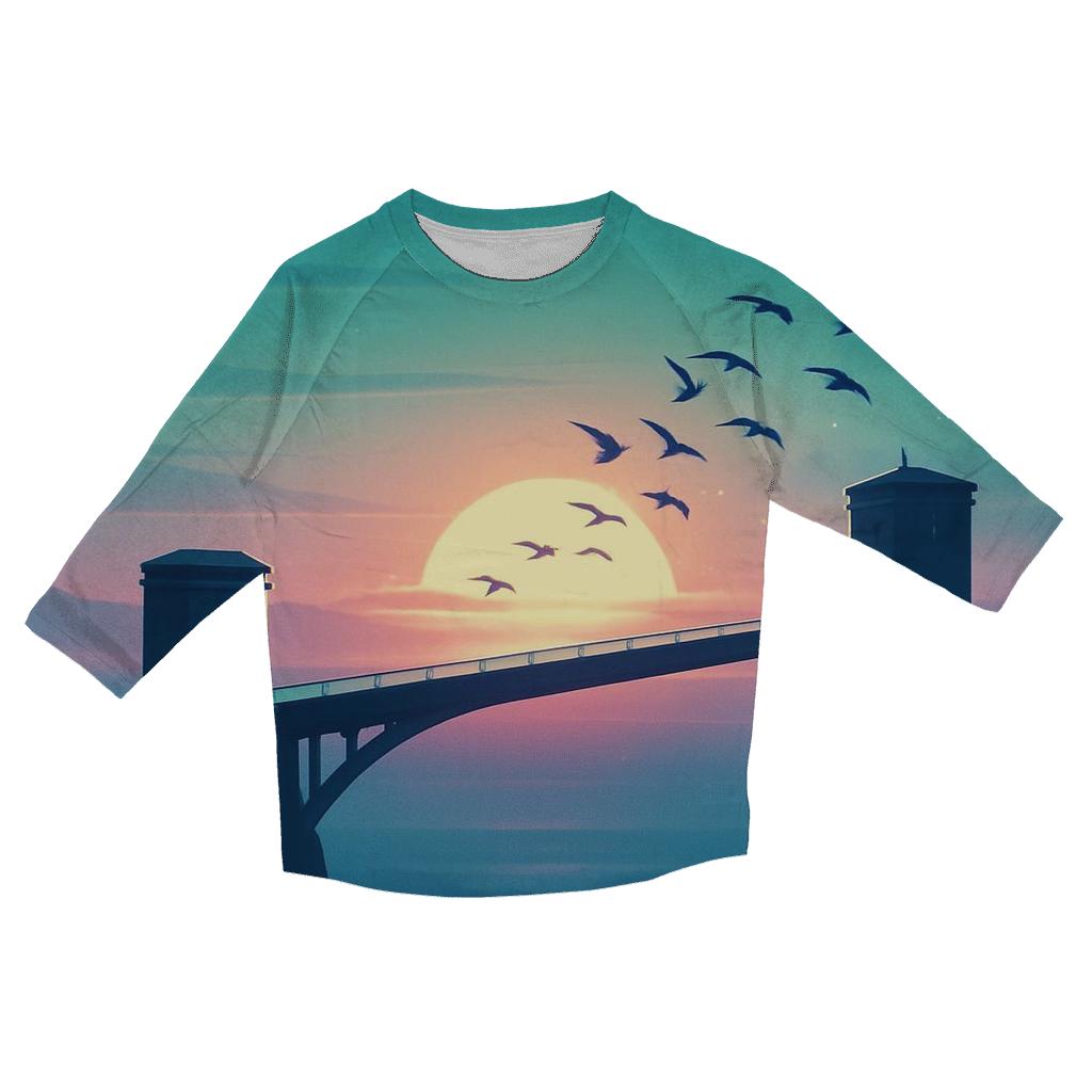 Skybridge Afterglow Drift stylish quarter sleeve tops